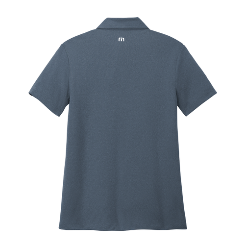 Travis Mathew Women's Coto Performance Polo - VINTAGE INDIGO/BLACK image thumbnail