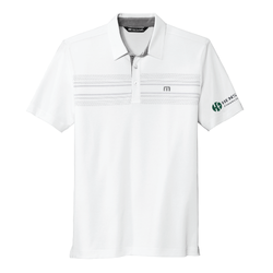 Image of Travis Mathew Men's Monterey Chest Stripe Polo - WHITE