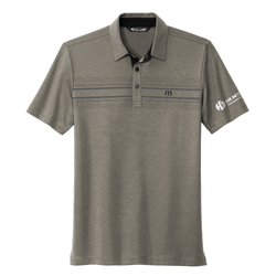 Image of Travis Mathew Men's Monterey Chest Stripe Polo - QUIET SHADE GREY
