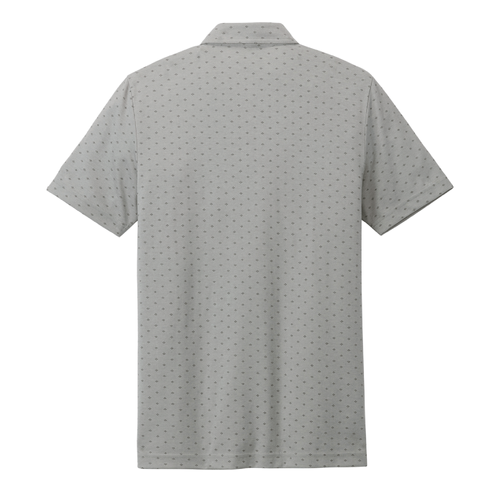Travis Mathew Men's Oceanside Geo Polo - QUIET SHADE GREY HEATHER/DARK GREY image thumbnail