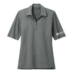 Image of Travis Mathew Women's Sunsetters Polo - BLACK HEATHER