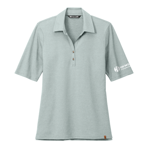 Travis Mathew Women's Sunsetters Polo - BALSAM GREEN HEATHER image thumbnail