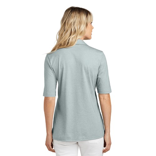 Travis Mathew Women's Sunsetters Polo - BALSAM GREEN HEATHER image thumbnail