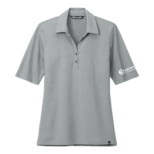 Travis Mathew Women's Sunsetters Polo - GREY HEATHER image thumbnail