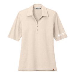 Image of Travis Mathew Women's Sunsetters Polo - NATURAL HEATHER