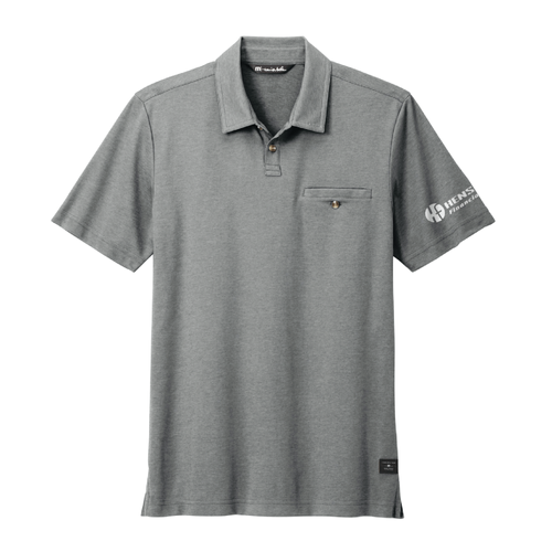 Travis Mathew Men's Sunsetters Pocket Polo - GREY HEATHER image thumbnail