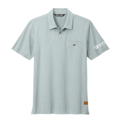 Image of Travis Mathew Men's Sunsetters Pocket Polo - BALSAM GREEN HEATHER