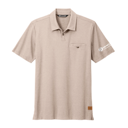 Image of Travis Mathew Men's Sunsetters Pocket Polo - PORTABELLA HEATHER
