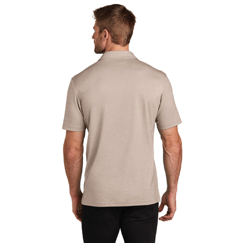 Travis Mathew Men's Sunsetters Pocket Polo - PORTABELLA HEATHER image thumbnail