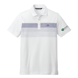 Image of Travis Mathew Men's Coastal Chest Stripe Polo - WHITE