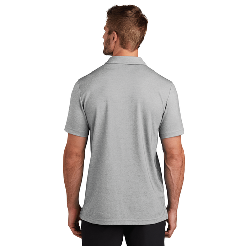 Travis Mathew Men's Coastal Chest Stripe Polo - QUIET SHADE GREY HEATHER image thumbnail