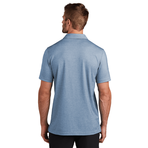 Travis Mathew Men's Coastal Chest Stripe Polo - OPAL BLUE HEATHER image thumbnail