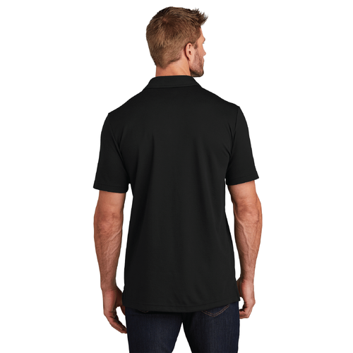 Travis Mathew Men's Coastal Chest Stripe Polo - BLACK image thumbnail