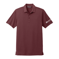 Image of Travis Mathew Men's Sunnyvale Polo - OXBLOOD HEATHER