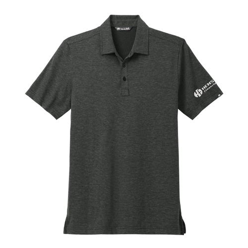 Travis Mathew Men's Sunnyvale Polo - BLACK HEATHER image thumbnail