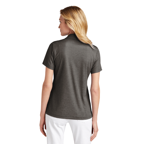 Travis Mathew Women's Oceanside Heather Polo - BLACK HEATHER image thumbnail