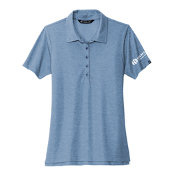 Image of Travis Mathew Women's Oceanside Heather Polo - CLASSIC BLUE HEATHER