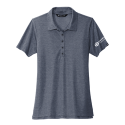 Image of Travis Mathew Women's Oceanside Heather Polo - BLUE NIGHTS HEATHER