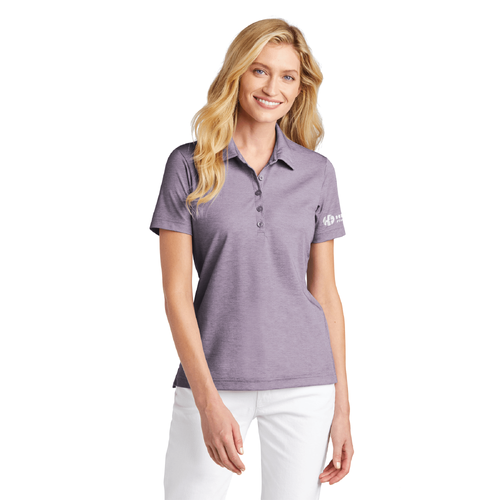 Travis Mathew Women's Oceanside Heather Polo - PURPLE SAGE HEATHER image thumbnail