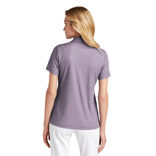 Travis Mathew Women's Oceanside Heather Polo - PURPLE SAGE HEATHER image thumbnail