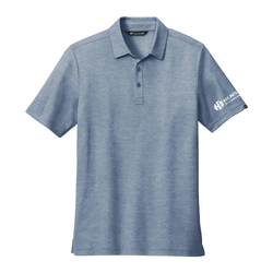 Image of Travis Mathew Men's Oceanside Heather Polo - BLUE NIGHTS HEATHER