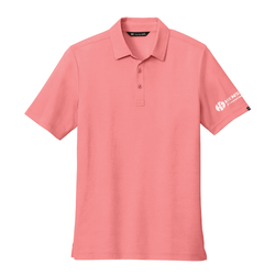 Image of Travis Mathew Men's Oceanside Heather Polo - CARDINAL HEATHER