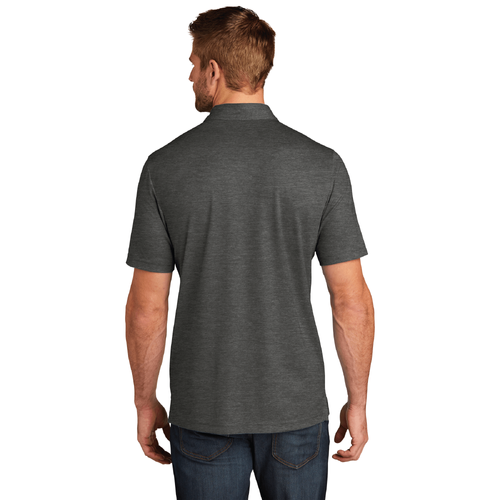 Travis Mathew Men's Oceanside Heather Polo - BLACK HEATHER image thumbnail