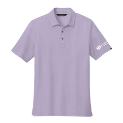 Image of Travis Mathew Men's Oceanside Heather Polo - PURPLE SAGE HEATHER