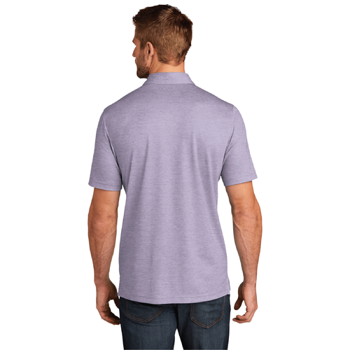 Travis Mathew Men's Oceanside Heather Polo - PURPLE SAGE HEATHER image thumbnail