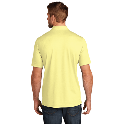 Travis Mathew Men's Oceanside Heather Polo - PALE BANANA HEATHER image thumbnail