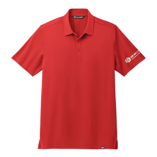 Travis Mathew Men's Cabana Solid Polo - CRIMSON image thumbnail