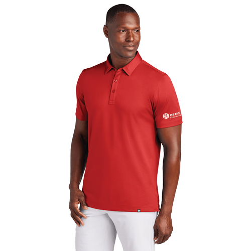 Travis Mathew Men's Cabana Solid Polo - CRIMSON image thumbnail