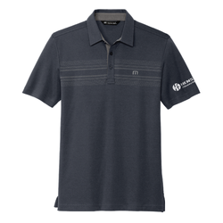 Image of Travis Mathew Men's Monterey Chest Stripe Polo - BLUE NIGHTS