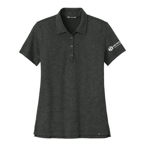 Travis Mathew Women's Sunnyvale Polo - BLACK HEATHER image thumbnail
