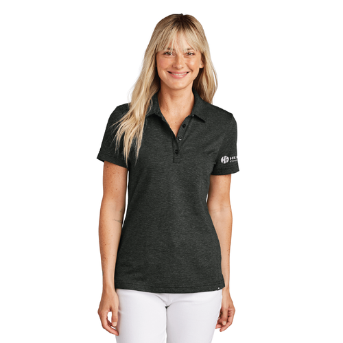 Travis Mathew Women's Sunnyvale Polo - BLACK HEATHER image thumbnail