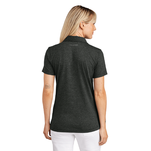 Travis Mathew Women's Sunnyvale Polo - BLACK HEATHER image thumbnail