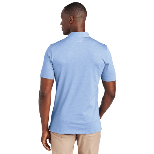 Travis Mathew Men's Sunnyvale Polo - STRONG BLUE HEATHER image thumbnail