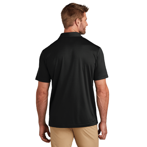 Travis Mathew Men's Coto Performance Chest Stripe Polo - BLACK image thumbnail