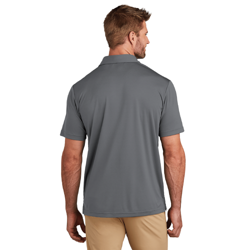 Travis Mathew Men's Coto Performance Chest Stripe Polo - DARK GREY image thumbnail