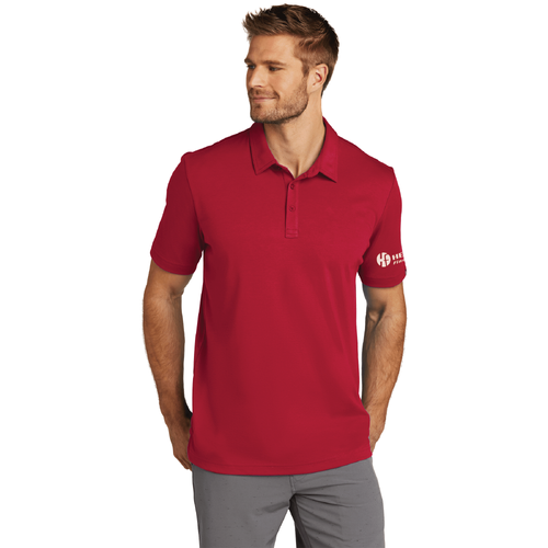 Travis Mathew Men's Oceanside Solid Polo - SCOOTER RED image thumbnail