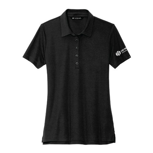 Travis Mathew Women's Oceanside Solid Polo - BLACK image thumbnail