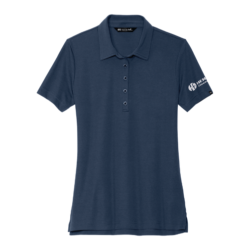 Travis Mathew Women's Oceanside Solid Polo - BLUE NIGHTS image thumbnail