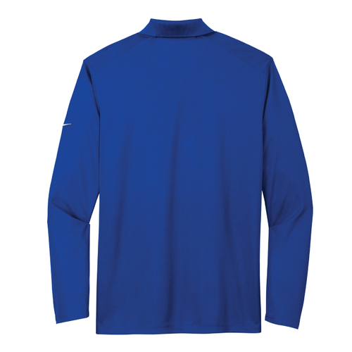 Nike Men's Dri-FIT Micro Pique 2.0 Long Sleeve Polo - GAME ROYAL image thumbnail