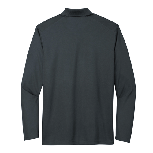 Nike Men's Dri-FIT Micro Pique 2.0 Long Sleeve Polo - ANTHRACITE image thumbnail