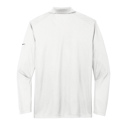 Nike Men's Dri-FIT Micro Pique 2.0 Long Sleeve Polo - WHITE image thumbnail