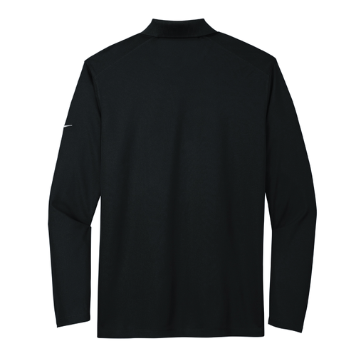 Nike Men's Dri-FIT Micro Pique 2.0 Long Sleeve Polo - BLACK image thumbnail