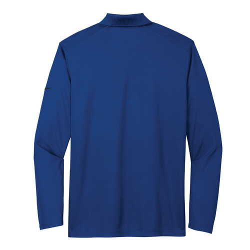Nike Men's Dri-FIT Micro Pique 2.0 Long Sleeve Polo - GYM BLUE image thumbnail