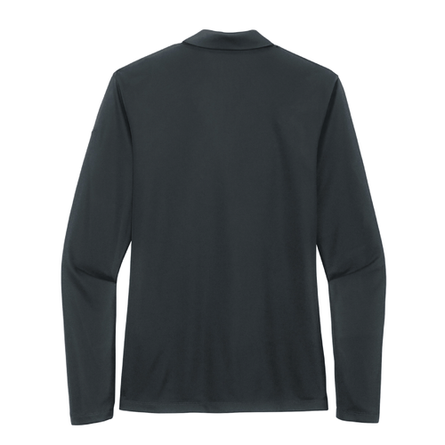 Nike Women's Dri-FIT Micro Pique 2.0 Long Sleeve Polo - ANTHRACITE image thumbnail