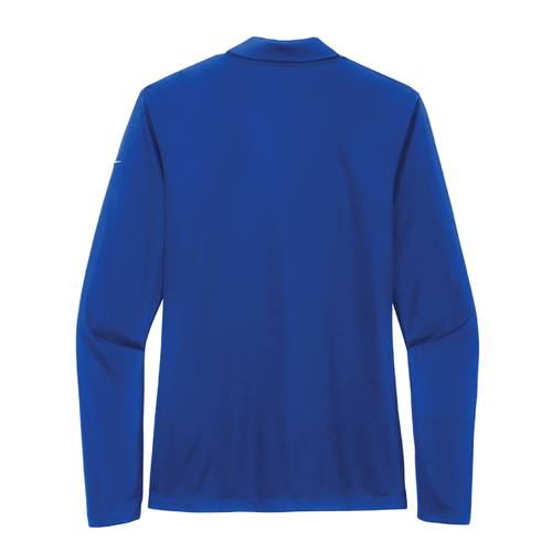 Nike Women's Dri-FIT Micro Pique 2.0 Long Sleeve Polo - GAME ROYAL image thumbnail