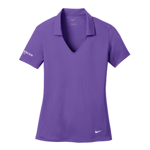 Nike Women's Dri-FIT Vertical Mesh Polo - COURT PURPLE image thumbnail